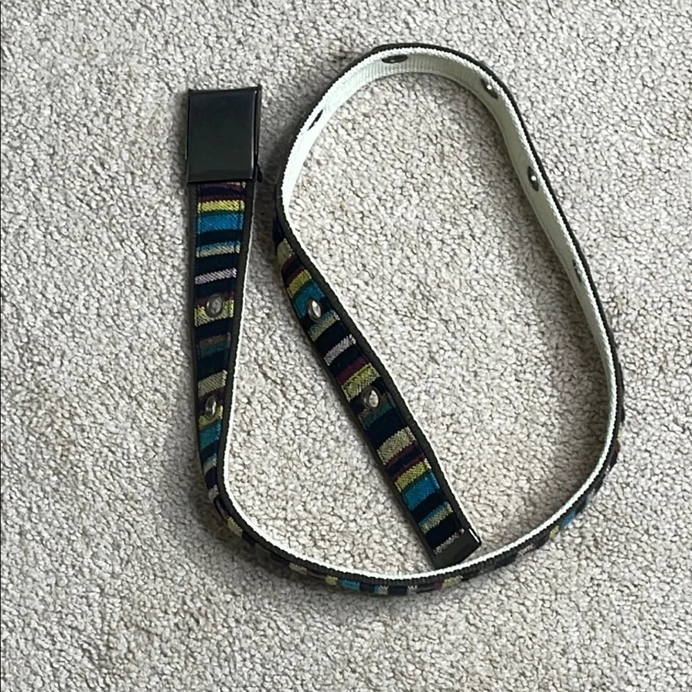 Colorful Striped Belt